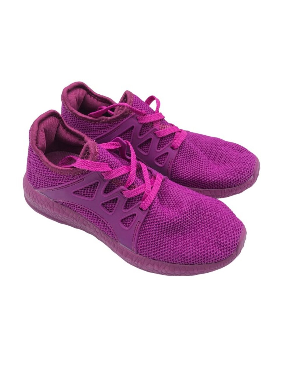 Lemai Womens Sneakers Mesh Lace Up Lightweight Athletic Purple Size 37 US 7